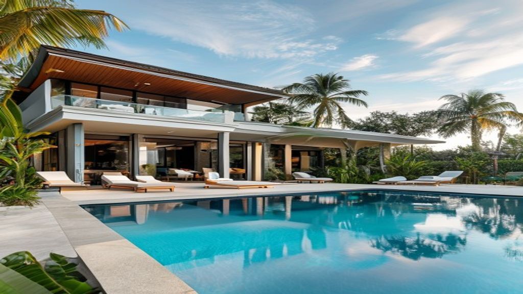 Elegant luxury villa with a private infinity pool, perfect for exclusive seaside living