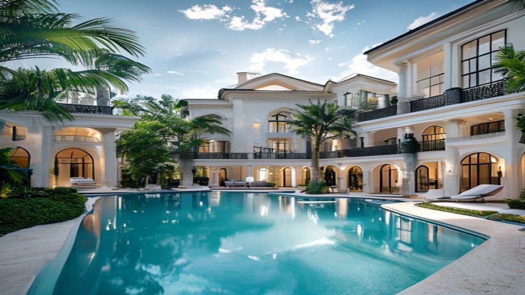 Exclusive luxury mansion with indoor pool for sale.