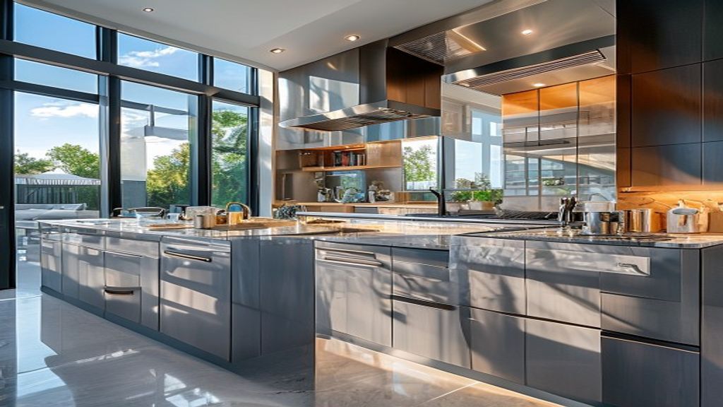 Modern home with premium German kitchen installation showcasing elegant design