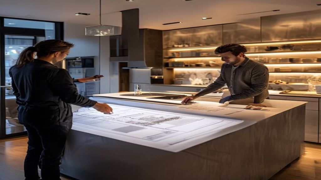 Bespoke kitchen islands custom designed for luxury mansion upgrades